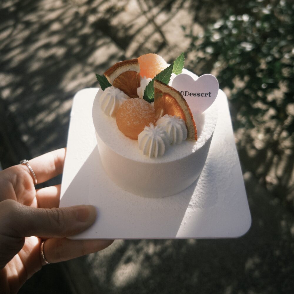 【需自取】哈密瓜蜂蜜鮮奶油戚風蛋糕（2吋、4吋、6吋）