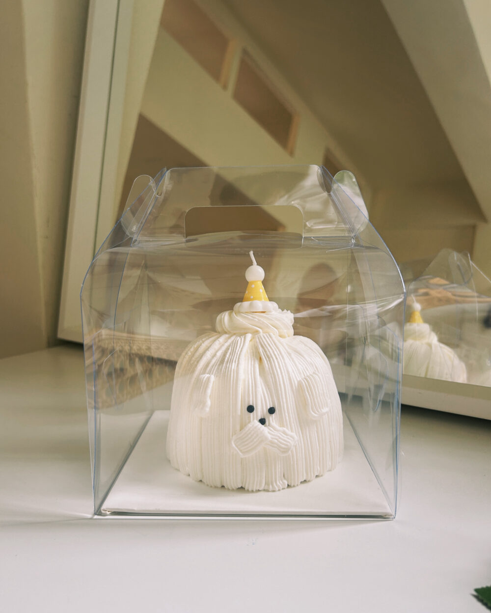 Processed with VSCO with a1 preset 【需自取】芋泥布丁狗蛋糕(4吋)