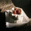 【需自取】復古草莓鮮奶油蛋糕（2吋、4吋、6吋）