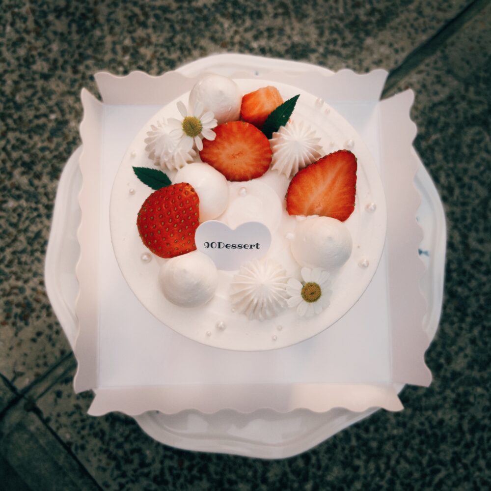 【需自取】經典草莓鮮奶油戚風蛋糕（2吋、4吋、6吋）