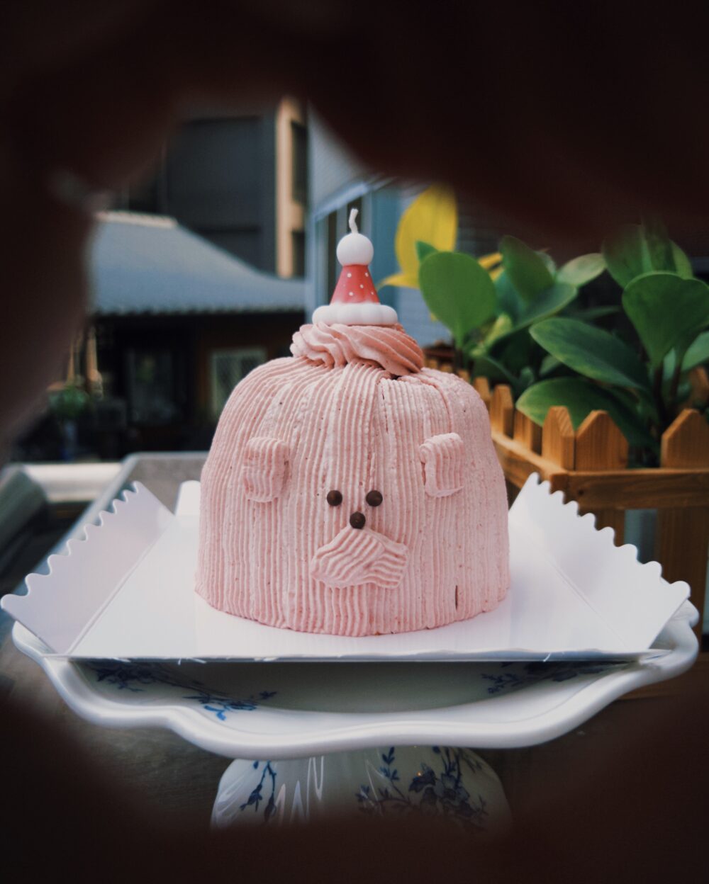 Processed with VSCO with kc25 preset 【需自取】開心果莓狗蛋糕(4吋)