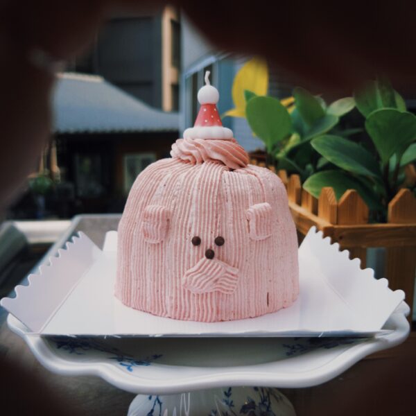 Processed with VSCO with kc25 preset 【需自取】開心果莓狗蛋糕(4吋)